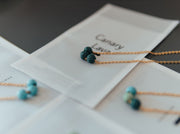 Aroma Diffuser Necklace with Lava Beads - Silver Chain