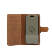 Leather Folio Case Wallet for iPhone 16 Series with MagSafe - Classic 4.0-7