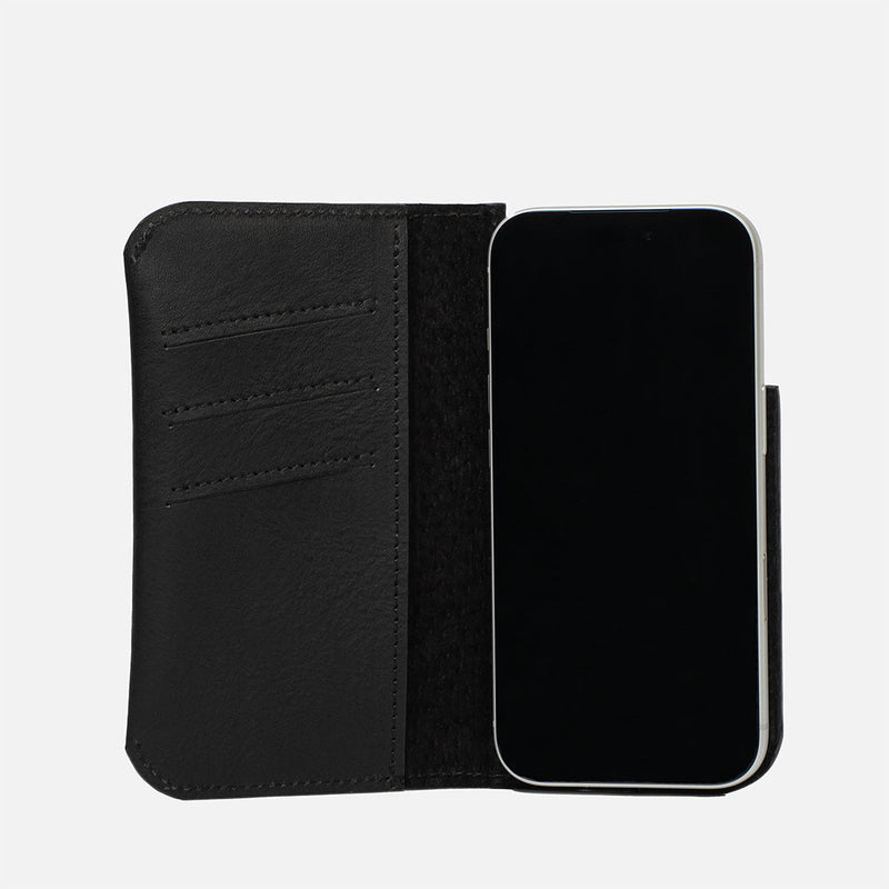 Leather Folio Case Wallet for iPhone 17 Series with MagSafe - The Minimalist 1.0-1