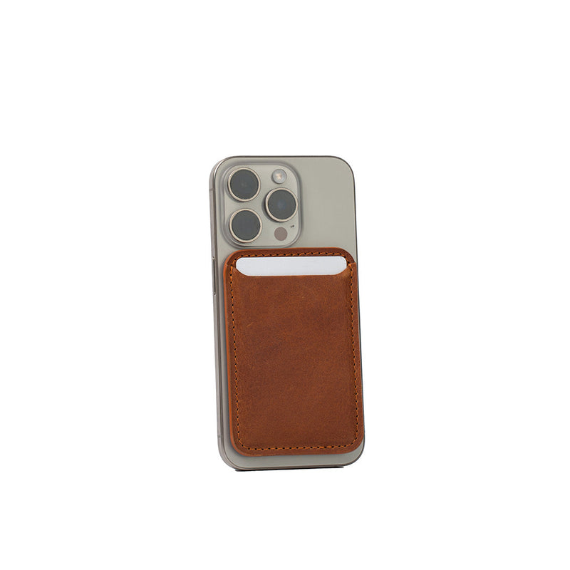Full-Grain Leather Wallet compatible with MagSafe - Classic-0