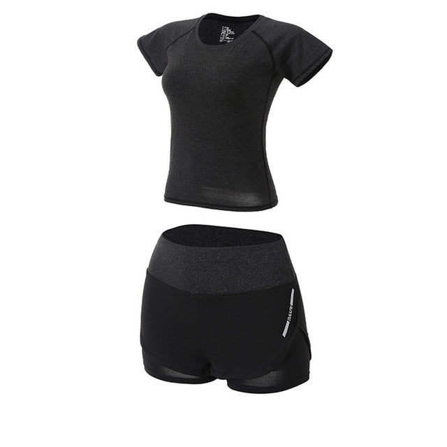 5-Piece Women’s Yoga Set – Quick Dry Fitness & Running Sportswear