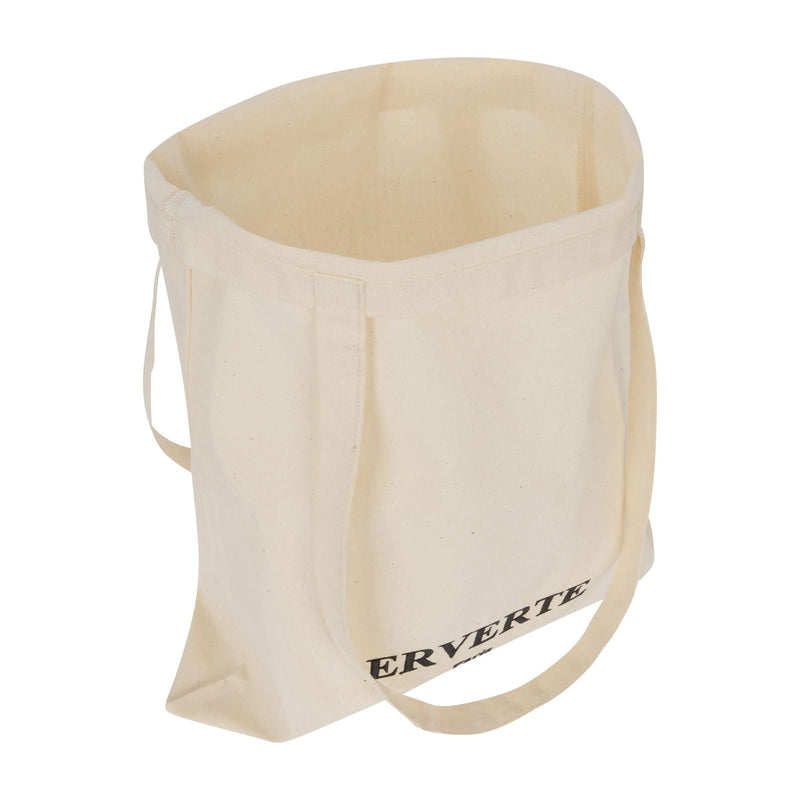 Geantă tote brodată – 100% bumbac organic (fabricată în Franța)
