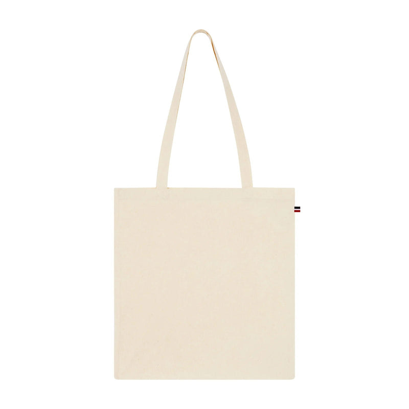 Geantă tote brodată – 100% bumbac organic (fabricată în Franța)